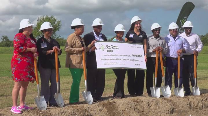Port Arthur breaks ground on first recycling center with help from H