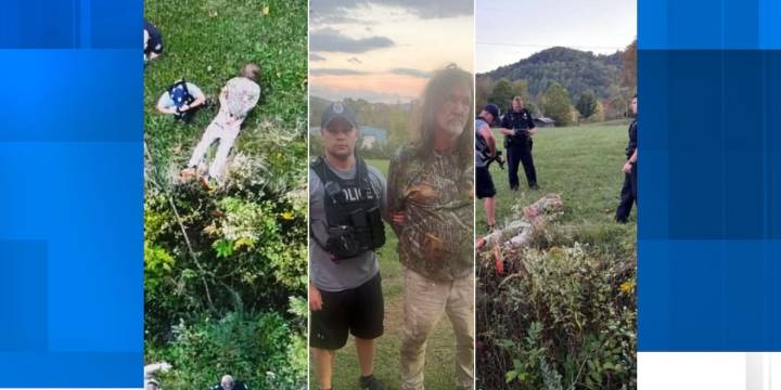 Drone leads officers to fugitive wanted on federal charges
