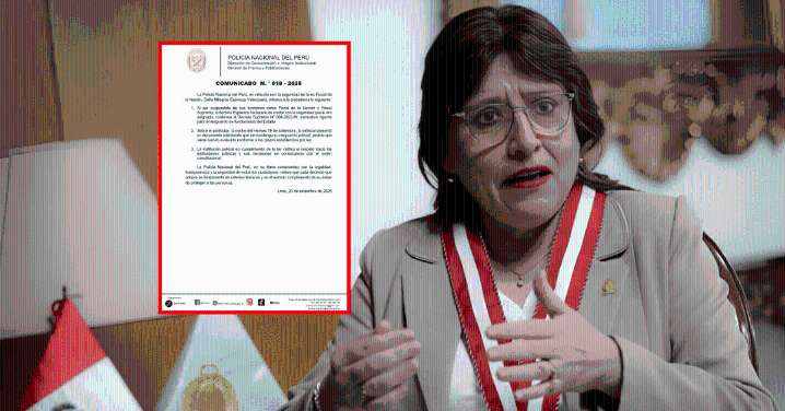 Delia Espinoza: PNP evalúa solicitud de la suspendida fiscal de la Nación para mantener su resguardo policial
