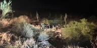 Recovery underway after car crashes into canal near Tortilla Flats