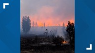 Level 2 (Get Set!) Evacuations in place for a fire burning in southern Ferry County