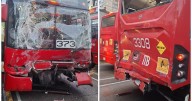 Choque de dos camiones del Metrobús en Xola deja 12 heridos en CDMX