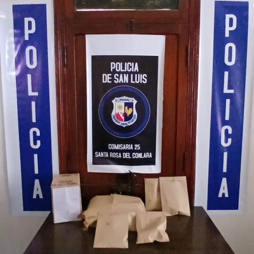 Allanamientos : recuperan bienes robados en Santa Rosa del Conlara