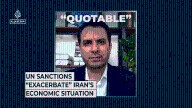 UN sanctions “exacerbate” Iran’s economic situation