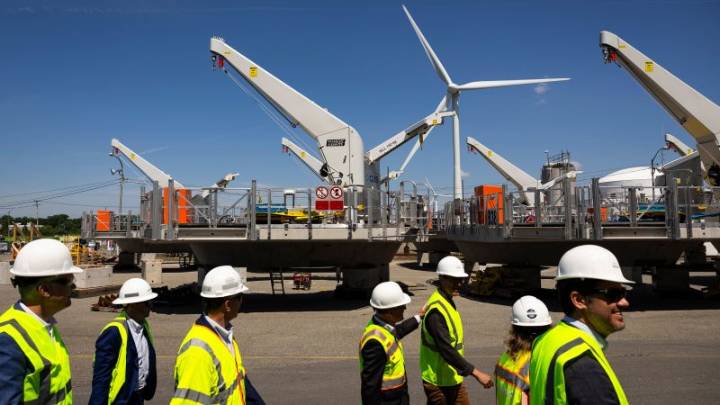 Wind energy developers and two states sue Trump admin for stopping work on nearly complete offshore project