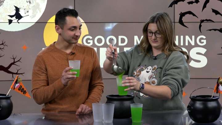How to Make Your Own Halloween Witches’ Brew Slime Punch