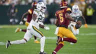 Commanders rule out Jayden Daniels, Terry McLaurin for Sunday vs. Falcons