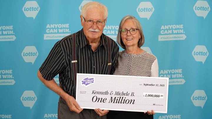 Mill Bay couple wins $1M on scratch and win ticket