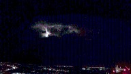 Storm lights up Las Vegas with continuous lightning strikes
