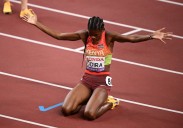 Athletics-Kenyan Odira storms to shock 800m gold
