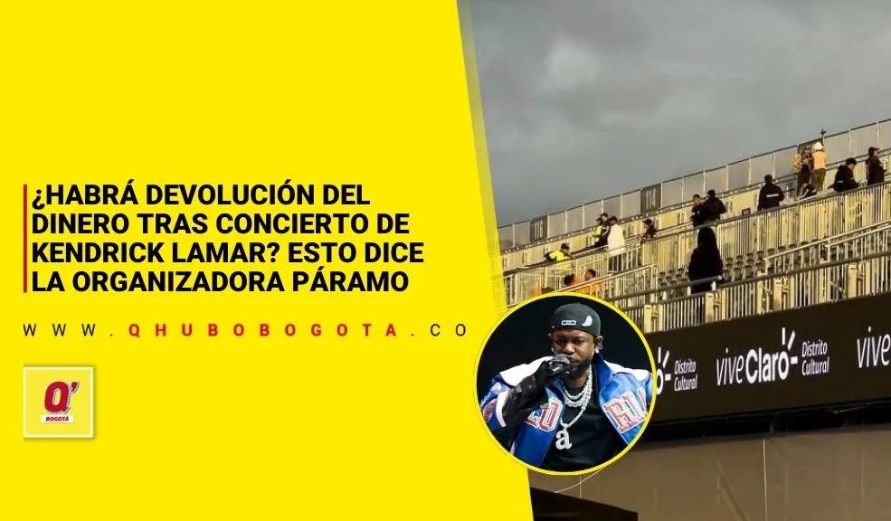 Páramo se pronuncia sobre la cancelación del concierto de Kendrick Lamar
