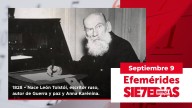 Un día como hoy | 9 de septiembre