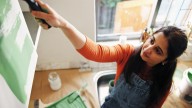 This Clever Cabinet Paint Trick Gives Small Kitchens A Big Look