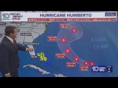 Tracking the Tropics: Potential Tropical Cyclone Nine forms, Humberto now a major hurricane