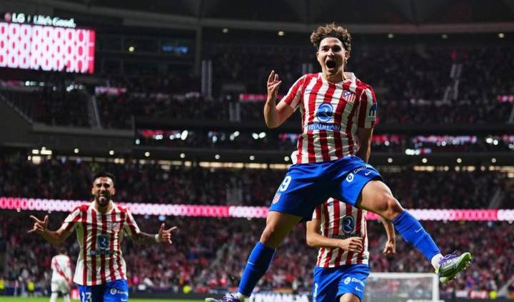 Atlético vence a Rayo Vallecano en derbi madrileño de fútbol