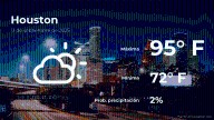 Clima de hoy en Houston para este sábado 13 de septiembre