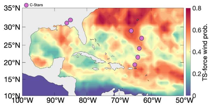 4-foot-long ocean robots deployed to collect hurricane data...
