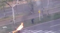 Se normaliza el tráfico vial en la Avenida Pasoancho de Cali, tras disturbios a las afueras de la Universidad del Valle