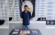 Detienen a hombre armado y en posesión de supuesto “cristal”