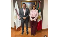 Abordan Pérez Cuéllar y Ariadna Montiel temas sociales para Juárez