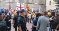 Un redactor de TV3, increpado en el Fossar de les Moreres