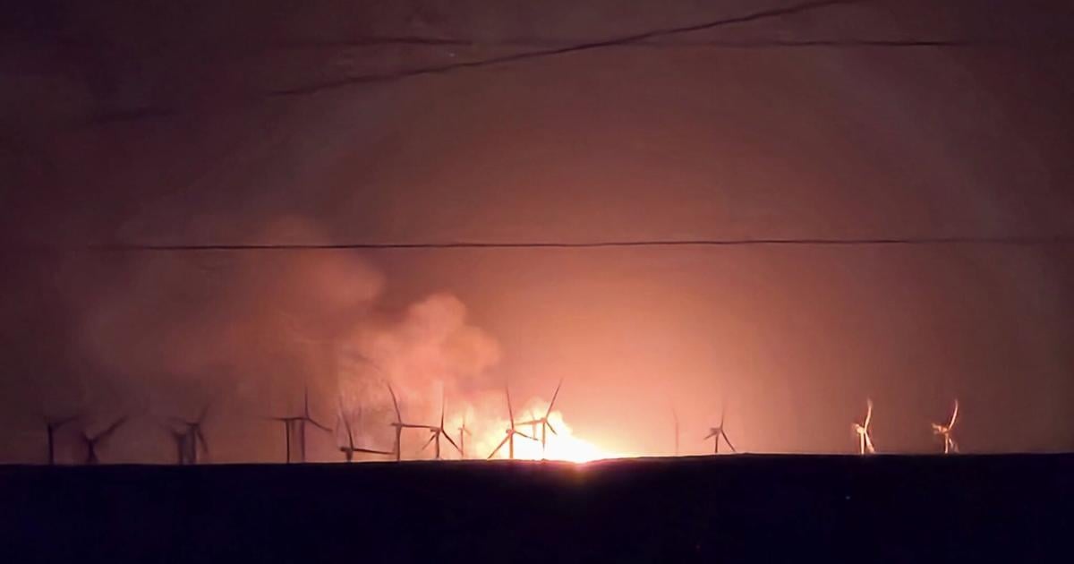 Ruptured natural gas pipeline bursts into massive flames; authorities investigate