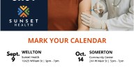 Sunset Health offering free flu shots starting Sept. 9