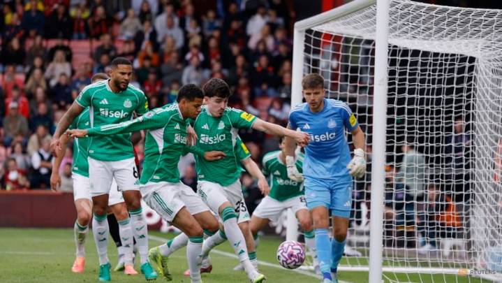 Newcastle held to third straight away draw at Bournemouth