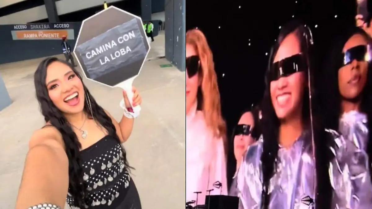 Fan poblana caminó junto a Shakira en su concierto en el Cuauhtémoc y así relató la experiencia
