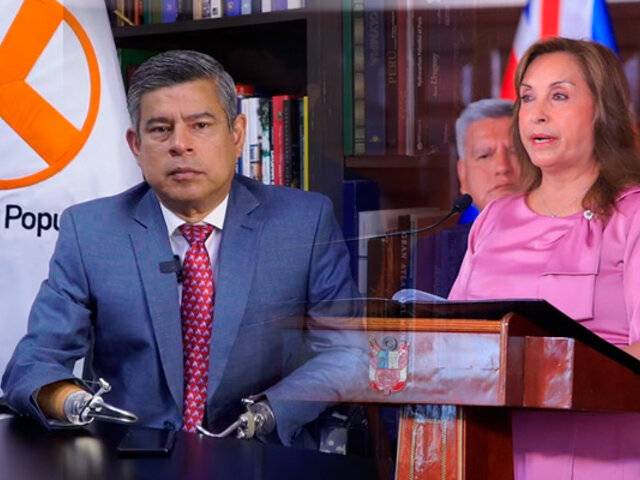 Luis Galarreta asegura que Fuerza Popular no es aliado del Gobierno de Dina Boluarte