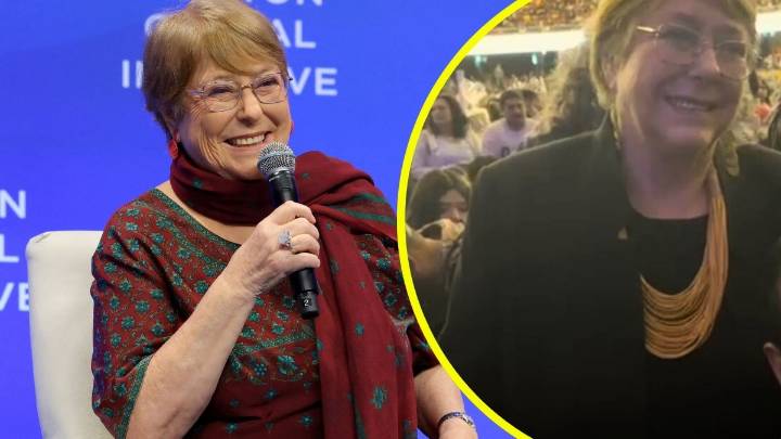 Bachelet asiste en su cumpleaños a concierto de Silvio Rodríguez y aborda su candidatura a la ONU: "Si nos resulta, nos resulta"