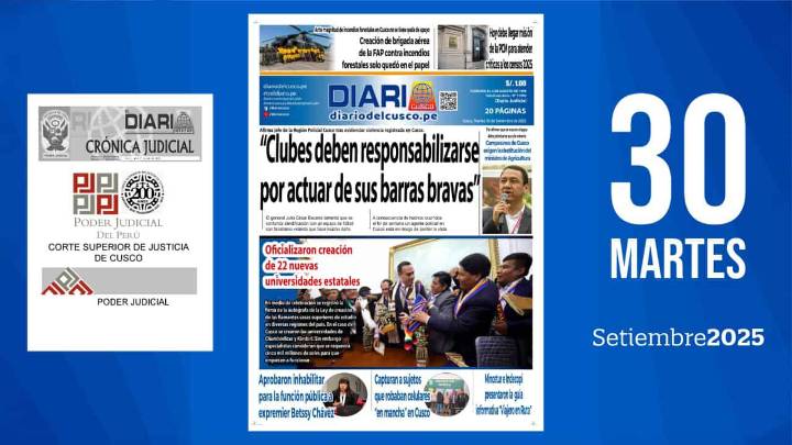 Edición Impresa | Martes 30 09 2025