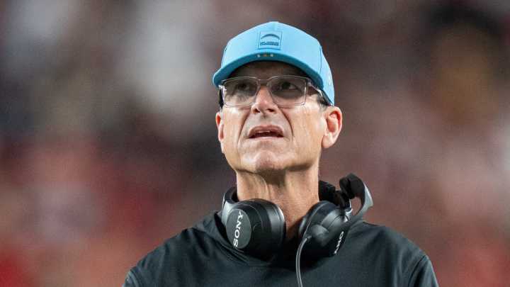 Jim Harbaugh delivers a wild quote about QB Justin Herbert