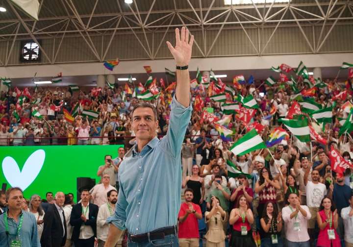 Sánchez aplaude las protestas por Gaza en La Vuelta: «Nuestra admiración a un pueblo que se moviliza por causas justas»