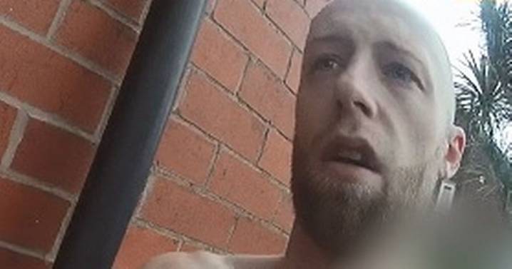 Moment cocky drug dealer who taunted cops is arrested in police raid