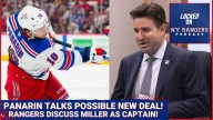 Mike Sullivan talks J.T. Miller captaincy! Artemi Panarin discusses new contract with Rangers! Training Camp starts!