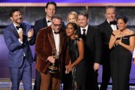 'The Studio' and Seth Rogen have record-setting Emmys as Noah Wyle and 'The Pitt' get top drama wins