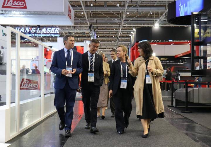Mendoza reivindica en Hannover a la máquina-herramienta como «punta de lanza» de la industria de Gipuzkoa