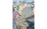 Por concluir en Palomas una nueva pavimentación