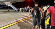 Ryanair passengers 'on airport tarmac' left stunned by pilot's announcement at midnight