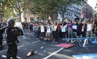 Protesta propalestina en Madrid: cancelan etapa de ciclismo