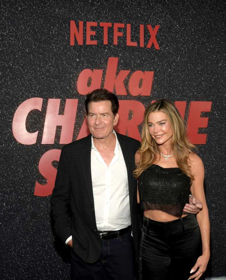 Charlie Sheen and Denise Richards Reunite at Premiere After Divorce