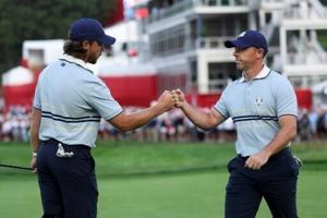 USA turns to Scheffler, DeChambeau in Saturday foursomes