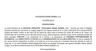 Convocatoria de Asamblea Extraordinaria de Accionistas de «POLICLINICA RAFAEL RANGEL, C.A.»