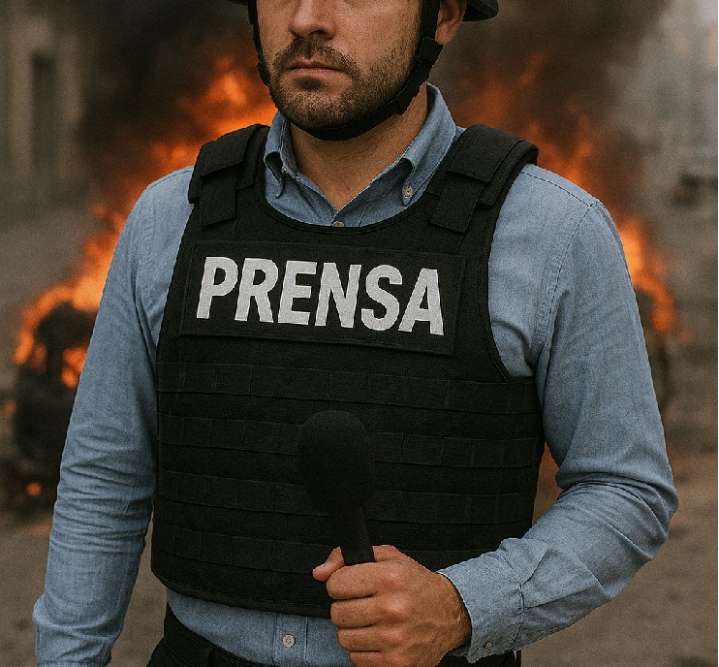 157 pesos al mes es el costo de proteger la vida de un periodista en México con un chaleco blindado