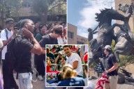 Mocking Texas State student re-enacts Charlie Kirk assassination in front of horrified crowd
