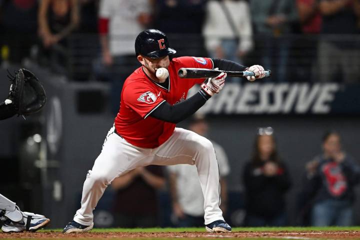 Guardians' David Fry has multiple facial fractures after being hit by pitch on bunt attempt