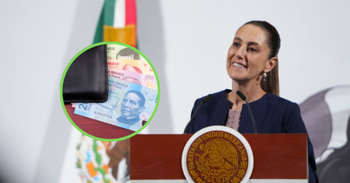 Claudia Sheinbaum prevé aumento de 12% al salario mínimo para 2026