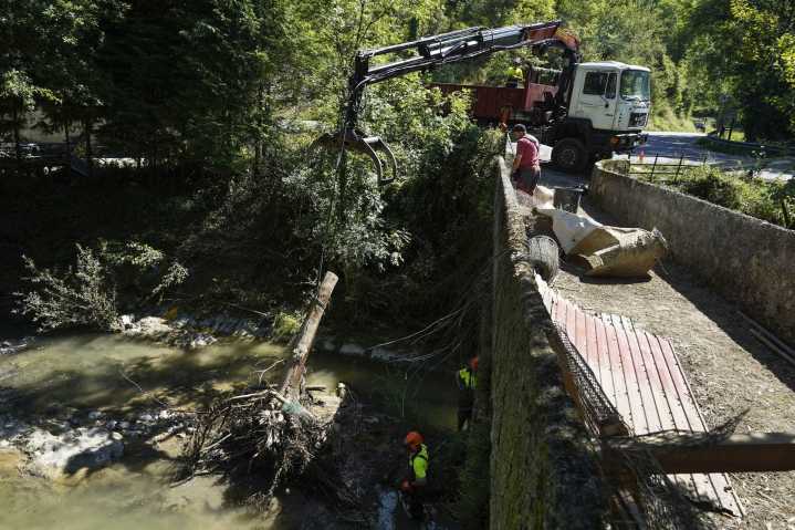 La Diputación activa 1,2 millones de euros para reparar daños de las fuertes lluvias en primavera