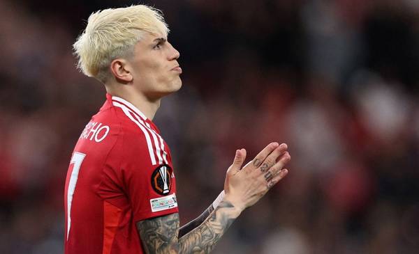 La triste despedida de Garnacho de Manchester United: "Fin"